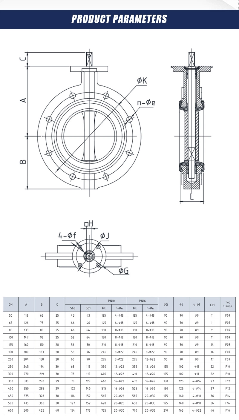 High-Quality Pneumatic Single/Double Flange Aluminum Alloy Cement Mixing Station Special Powder Wear-Resistant Butterfly Valve