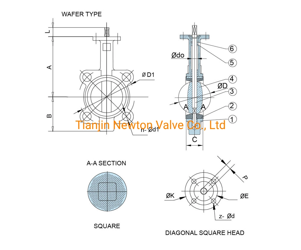 D371X Cast Steel Wafer Butterfly Valve with Gear Operation for Fire Pipe Manual on-off Valve Competitive Price Good Quality Wafer Butterfly Valve with Pneumatic